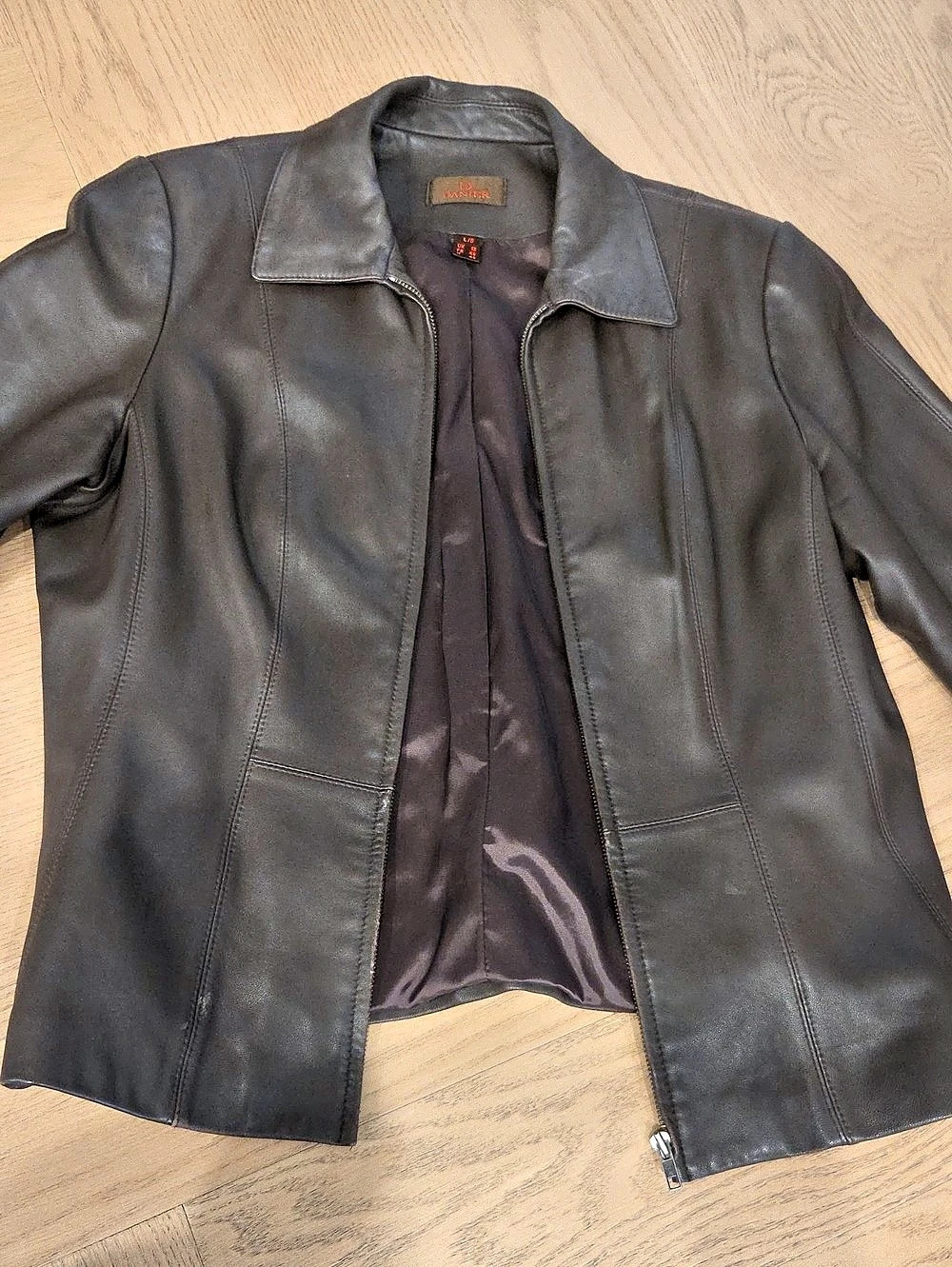 Vintage Genuine Brown Leather Danier Jacket